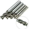 thumbnail image 3 of 5pcs/set Carbide 4 Flutes CNC HSS End Milling Cutter Slot Drill Bit Set 4-12mm, 3 of 8
