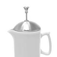 thumbnail image 2 of Chantal Ceramic Coffee French Press with Stainless Steel Plunger and Lid, White, 2 of 3