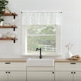 thumbnail image 2 of No. 918 Allerton Embroidered Light Filtering Rod Pocket Kitchen Curtains, 52"x24", 2 of 8