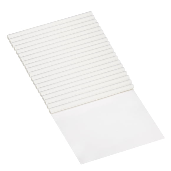Uxcell Rouleau de Papier Crêpe 3,3 Pi, 20 Rouleaux Feuille de Papier Souple 20 Pouces de Largeur pour Bricolage, Blanc