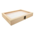 thumbnail image 3 of KAKOWELY Butterfly Shadow Box Unfinished Wooden Box with Clear Top and EVA Board Specimen Display Case Frame Insect Showcase Jewelry Storage Tray Pine Wood Keepsake Box Home Decor, 3 of 5