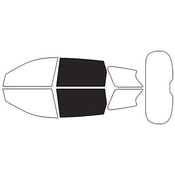 Rvinyl Window Tint Kit Compatible with Infiniti Qx60 2014-2020 - Back Precut Kit - 20%