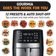 thumbnail image 4 of Gourmia Air Fryer Black (8 Quart), 4 of 5