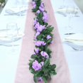 thumbnail image 2 of Efavormart 6 FT Long 3D Rose Chain Garland for Wedding Arrangements Party Baby Shower Decorations Supply - Lavender, 2 of 5
