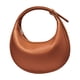 thumbnail image 3 of Bolso de hombro para mujer, pequeño, moderno, tipo cartera con cremallera. Marrón, 3 of 9