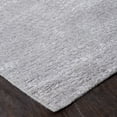 thumbnail image 3 of Handmade Mosaic Hand-loomed Solid Color Area Rug Grey 2'6" x 10' runner 10' Runner, 3 of 5