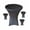 Black, variant on Banquet Tables Pro 4 Pack 32 x 43 Spandex Cocktail Tablecloth White