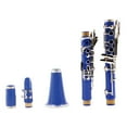 thumbnail image 3 of 17 Key ABS Clarinet with Padded Box Strap B Flat Soprano Clarinets Wind Band Orchestra Musical Instruments Accessory Kit  for Beginner Musician, 3 of 7