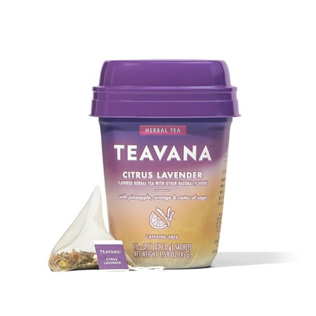 Teavana Citrus Lavender Herbal Tea, Tea Bags, 15