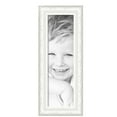 thumbnail image 2 of ArtToFrames 8" x 27" Majestic White Picture Frame, 8x27 inch Silver Wood Poster Frame (WOM-5198),  Pack, 2 of 7