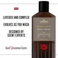 thumbnail image 4 of Cremo Rich-Lathering Vintage Suede Body Wash for Men, A Vintage Suede with Notes of White Moss and Rich Amber, 16 Fl Oz, 4 of 5
