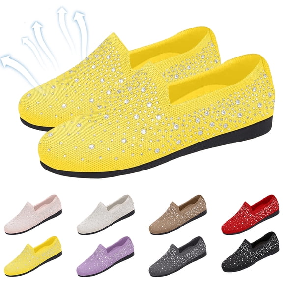 Paaisye Grounding Shoes for Women Water Shoes Barefoot Lightweight Breathable Non-Slip Quick-Dry Beach Swim Surf Walking Sneakers for Women Indoor Outdoor,Yellow 43(US-9)
