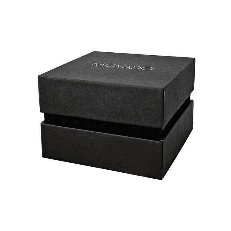 Movado Luno Museum Stainless Steel Black Dial Quartz Mens Watch 0606378 Walmart