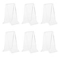 thumbnail image 1 of 6pcs Acrylic Shoes Display Racks Store Shoes Display Stands Clear Sandal Display Stands, 1 of 9
