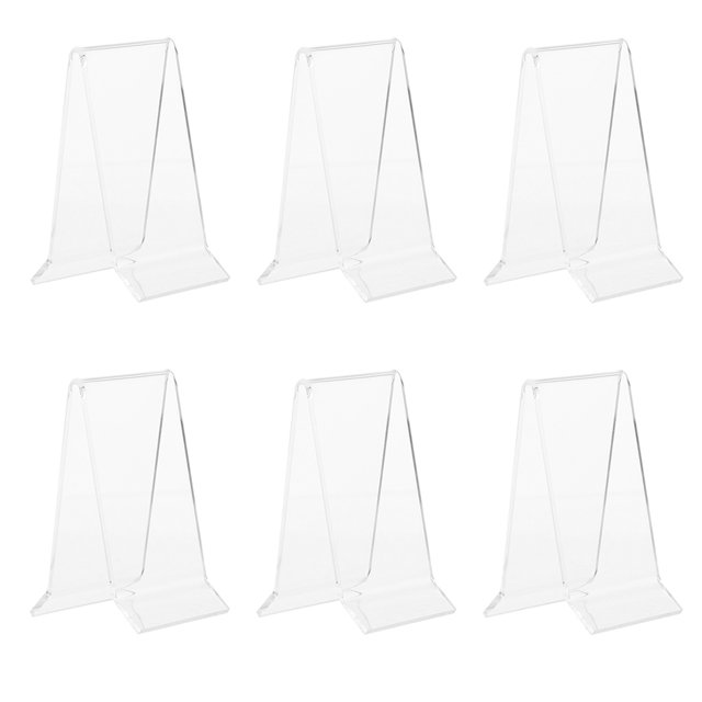 MasteelfCA 6 Pcs Présentoirs à Chaussures en Acrylique Supports de Rangement pour Sandales Transparents