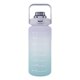 thumbnail image 2 of Productos Para El Hogar Botella De Agua De Plástico Reutilizable Sin Bpa De 68 Oz Con Tapa Abatible Taza De Agua A Prueba De Fugas Para Niños Adultos Gimnasio Yoga Fitness Escuela Camping (Púrpura) Pr Muyoka Hogar, 2 of 7