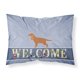 thumbnail image 1 of "Treasures Funda de Almohada de Bienvenida para Cocker Spaniel Inglés, Estándar, Multicolor" Caroline's Treasures BB5516PILLOWCASE, 1 of 1