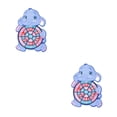 thumbnail image 4 of VONKY Exciting Kids Activity Safety Target Sticky Ball Board with 6 Balls Thrilling and Amusing elephant 2Set, 4 of 6