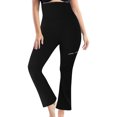 thumbnail image 2 of Gibobby Leggings con Forro Polar para Mujer Leggings de moda para mujer, pantalones de talle, mallas ajustadas y de terciopelo que adelgazan(Negro,G), 2 of 5