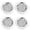 Silver 1PCS, variant on 4PCS Kitchen Bathroom Clogging Sink Sewer Debris Filter Net Filter For Sink Or Shower