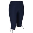 thumbnail image 3 of Hilor Women's Rash Guard Board Shorts UPF50+ Sports Capris Swim Bottom Skinny Surfing Tights Leggings, 3 of 6