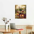 thumbnail image 2 of ARISTURING Vineyard Wall Art, Red & White Wine Decor, Cheese & Grapes, Scenic Kitchen or Dining Room Artwork, Premium Gallery Wrapped Canvas, Ready to Hang,16x20 inch, 2 of 4