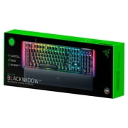 Razer BlackWidow V4 Wired Mechanical Gaming Keyboard with Wrist Rest, Black
