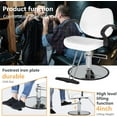 thumbnail image 4 of YRLLENSDAN Barber Chair Salon Chair Styling Heavy Duty Hydraulic Pump Stylist Chair Adjustable Hydraulic Chair for Hair Stylist Women Man, White, 4 of 7