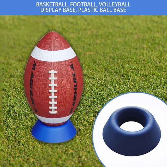 Ball Stand Football Rugby Soccer Office Dorm Organizer Training Basketball Bowling Support Base Home Office Dorm Organizer Training Display Holder Boys Blue