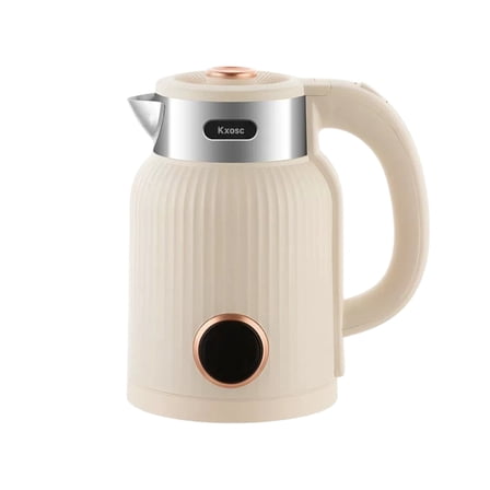 Kxosc Electric kettles, 7 Cups Electric Tea Kettle for Coffee&Tea,Keep Warm, Cream