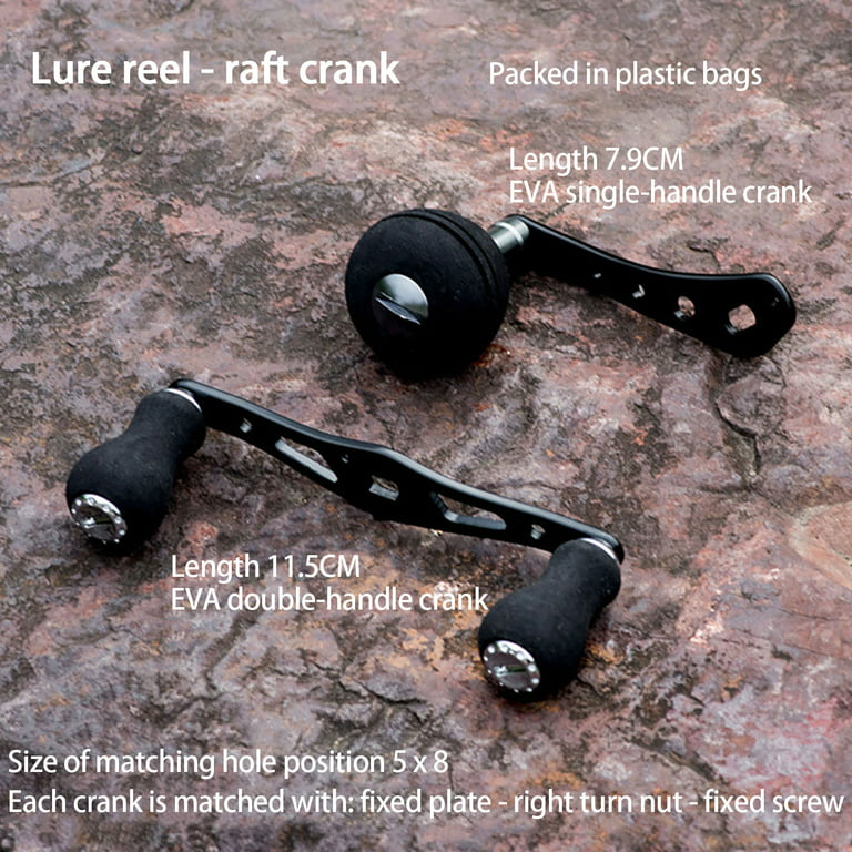 Fishing Wheel Handle Replacement Rocker Arm Grip Handle Baitcast Reel Crank  Arm Modified Accessories 
