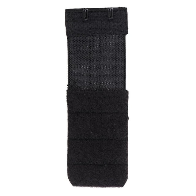 lionlar Élastique Soutien-Gorge Rallonges Sangle Extension Deux Crochets Ajustement Soutien-Gorge Sangle 3 Rangée - Noir