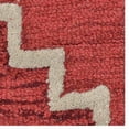 thumbnail image 4 of Rugsotic Carpets Hand Tufted Wool Eco-Friendly Area Rugs - 8'x10', Rectangle, Red White, Modern Contemporary Design, High Pile Handmade Anti Skid Rugs for Living Room, Bed Room (K00555), 4 of 6