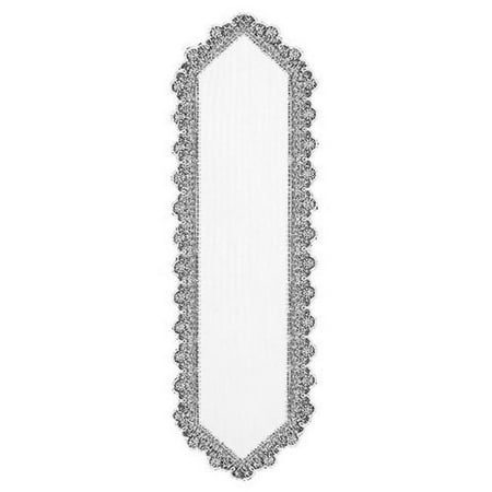 

Heritage Lace PR-1444W Prelude 14 x 44 in. Runner White