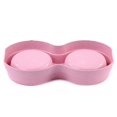 thumbnail image 3 of Alimentador de comida para cachorros Wdftyju doble cuenco acero inoxidable rosa Libre de BPA, 3 of 3