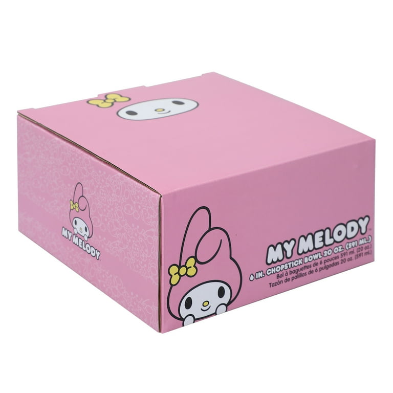 Bioworld My Melody Ceramic Ramen Bowl, 20 oz, Pink, Includes