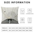 thumbnail image 5 of Autua Dots Graphic Decorative Throw Pillow Cover for Home Couch Living Room Bed Sofa - Square Pillow Case 1PC 22x22in, 5 of 5
