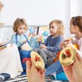 thumbnail image 2 of 3 Pairs of Small Finger Cymbals Dance Cymbals Funny Finger Cymbals Musical Instrument, 2 of 9