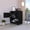 Black, variant on Light Oak - Central Shelf for Drinks - Indoor Gathering / Keep Drinks Secure