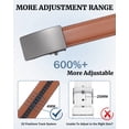 thumbnail image 5 of AWAYTR Ratchet Leather Belt for Men - Genuine Leather Black and Brown Belt for Dress Casual Pants, 5 of 8