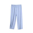 thumbnail image 2 of Nsxcdh Cropped Pants for Women Stretch Solid Color High Waist Slim Fit Elastic Waist Soft Comfortable Loungewear for Yoga Sports Workout Hiking, 2 of 5