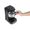 thumbnail image 2 of Hamilton Beach 5 Cup Compact Programmable Coffee Maker with Glass Carafe, Black, 46111, 2 of 7