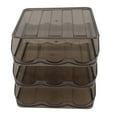 thumbnail image 2 of Egg Storage Container Multipurpose Translucent Stackable Large Capacity Drawer Type Egg Organiser for Fridge 3 Layer, 2 of 10