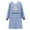 Blue, variant on Clearance! Ikeay Apron, Women Long Sleeve Aprons Oil Proof Cotton Home Kitchen Cooking Clean Apron Pocket