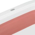 thumbnail image 3 of BIMZUC Folding Semi Enclosed Cat Litter Box with Scoop Splash Proof Kitten Toilet Bedpan, 18.1 inches / 46 cm Length, Portable Pet Potty Pan for Indoor Cats & Small Pets, Pink, 3 of 9