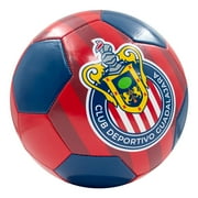 Voit No. 5 Club Guadalajara S100 Soccer Ball, White, Size 5
