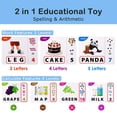 thumbnail image 4 of Matching Letter Game, 2 in 1 Alphabet Spelling and Math Learning Flash Cards Game, Educational Learning Toys for Preschooler 3-8, 4 of 8