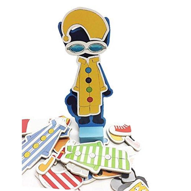 Kids Preferred Pete The Cat Wood Magnetic Dress Up Set (34 Piece) -  Walmart.ca