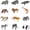 Zoo Animals, variant on Jiibva 12-Piece Miniature Farm Animal Figurines Set, Realistic Farmyard Animal Models for Rustic Home Decor and Display