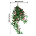 thumbnail image 3 of Decoración de Pared con Rosas, Plantas y Enredaderas Verdes, 3 of 7